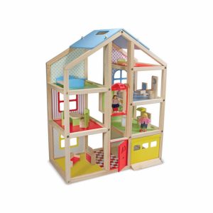 Hi-Rise Wooden Dollhouse